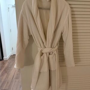 Hotel Collection Ivory Waffle Robe